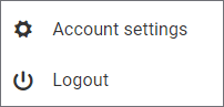 Account settings