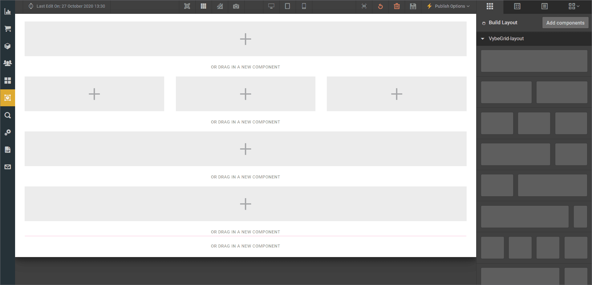 homepage layout
