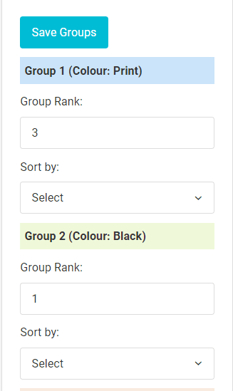 rank groups