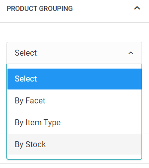 group dropdown