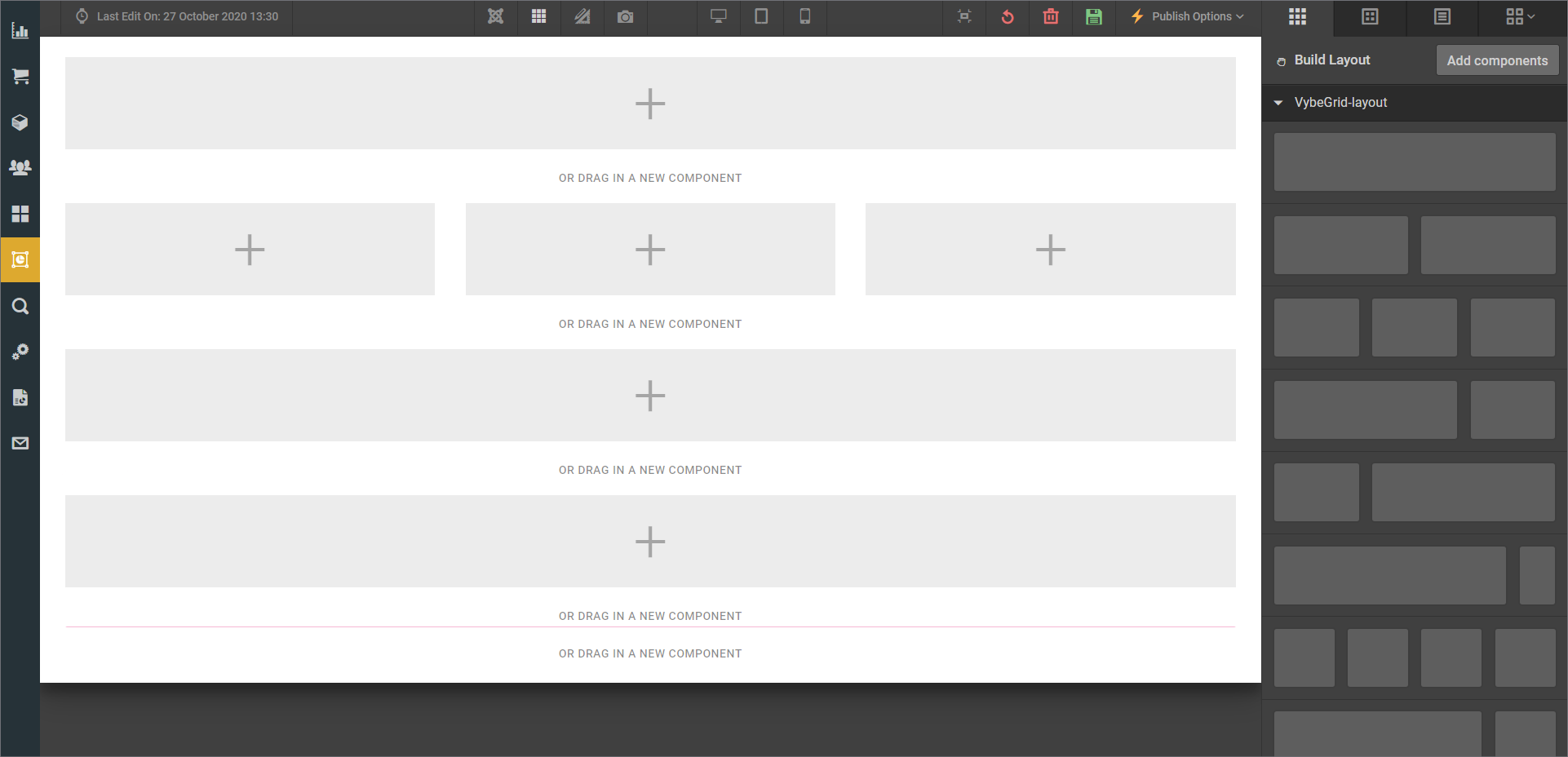 homepage layout