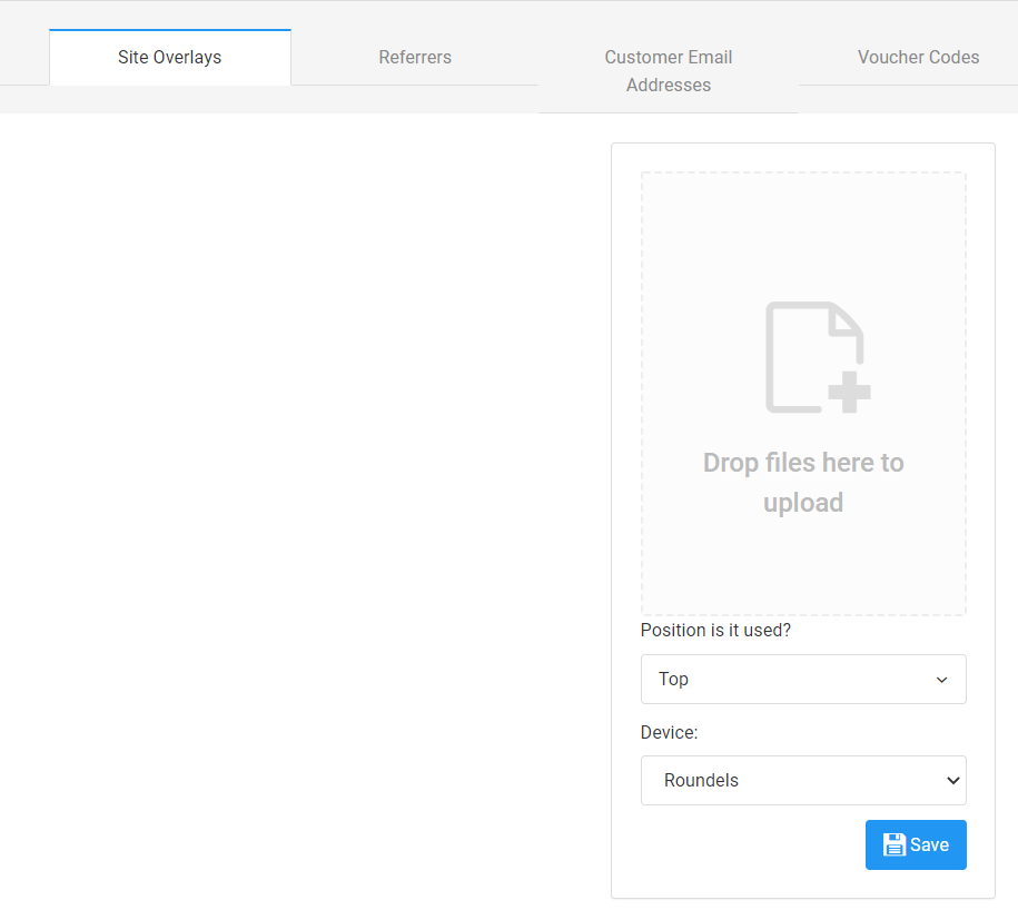 site overlay
